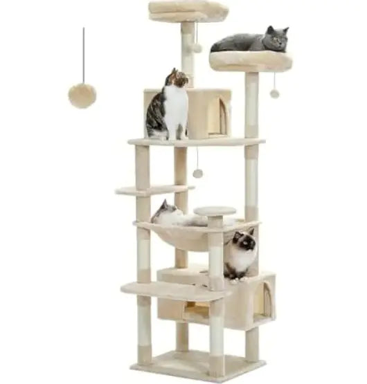 Minimalist MDF Cat Climbing Frame